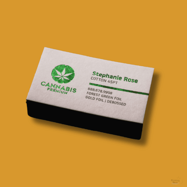 Custom Printed Premium Cotton Business Cards Printing Nest