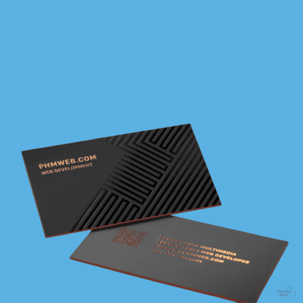 Custom Printed Ultra Thick Business Cards in Orange County Printing Nest