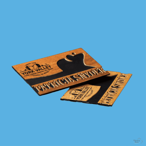 Custom Printed Wood Business Cards in Newport Beach Printing Nest