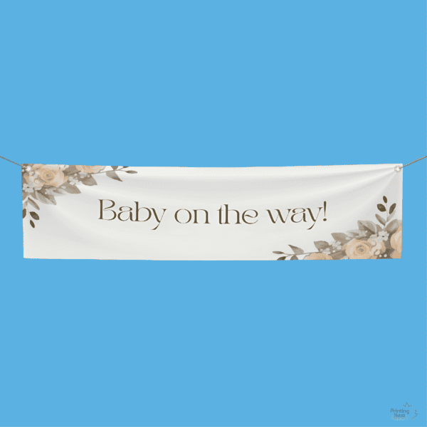 Custom Printed Baby Shower Banners Printing Nest