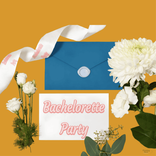 Custom Printed Bachelorette Invitation Cards Printing Nest