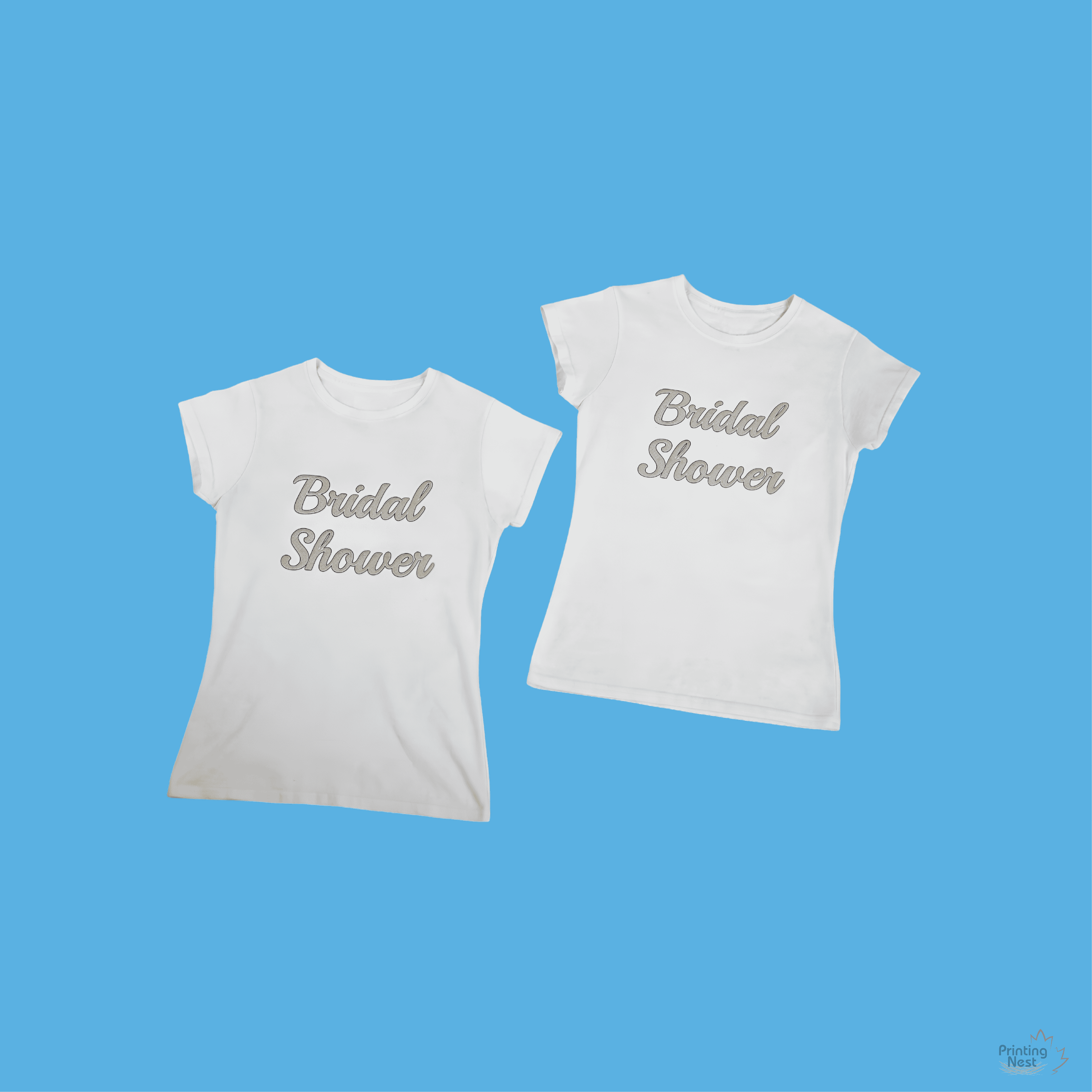 Custom Printed Bridal Shower T-Shirts Printing Nest