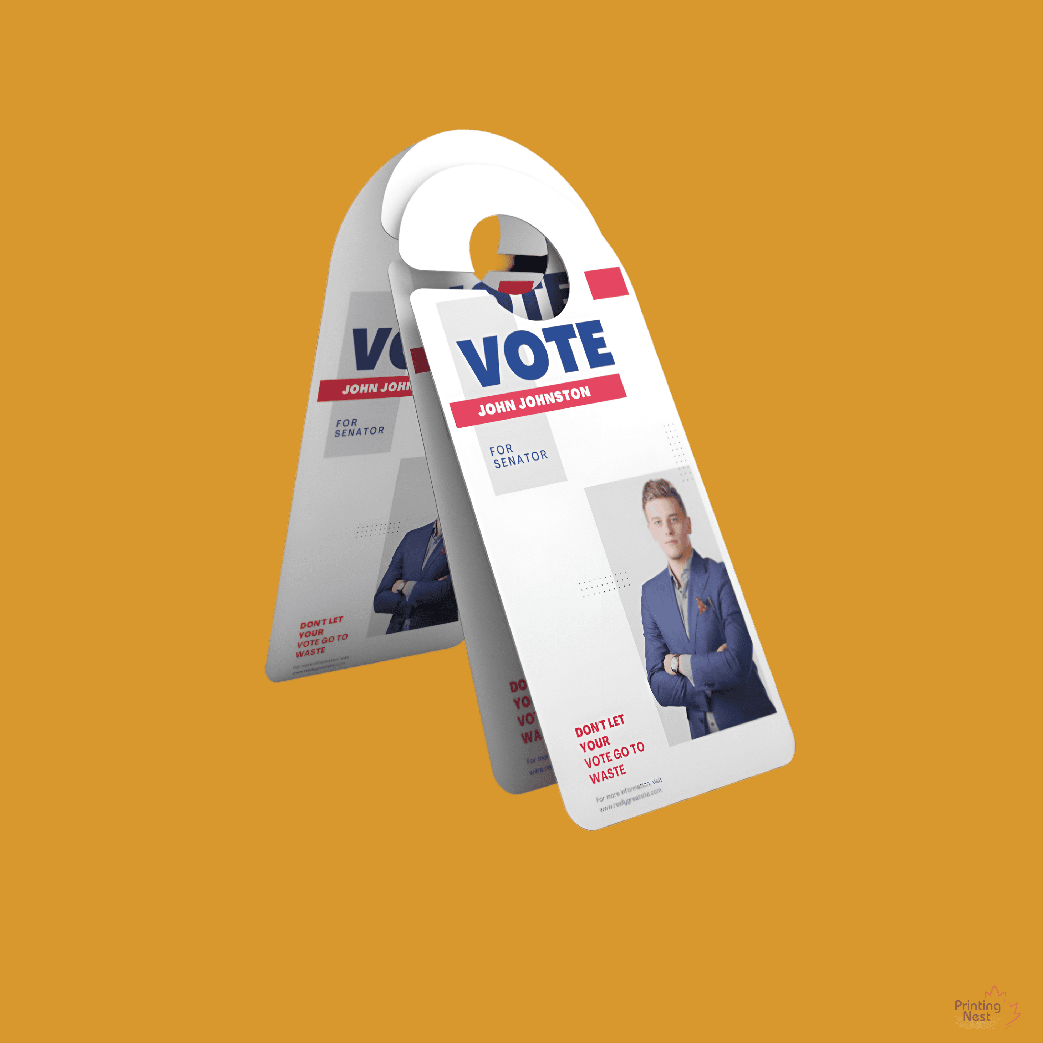 Custom Printed Election Door Hangers Printing Nest