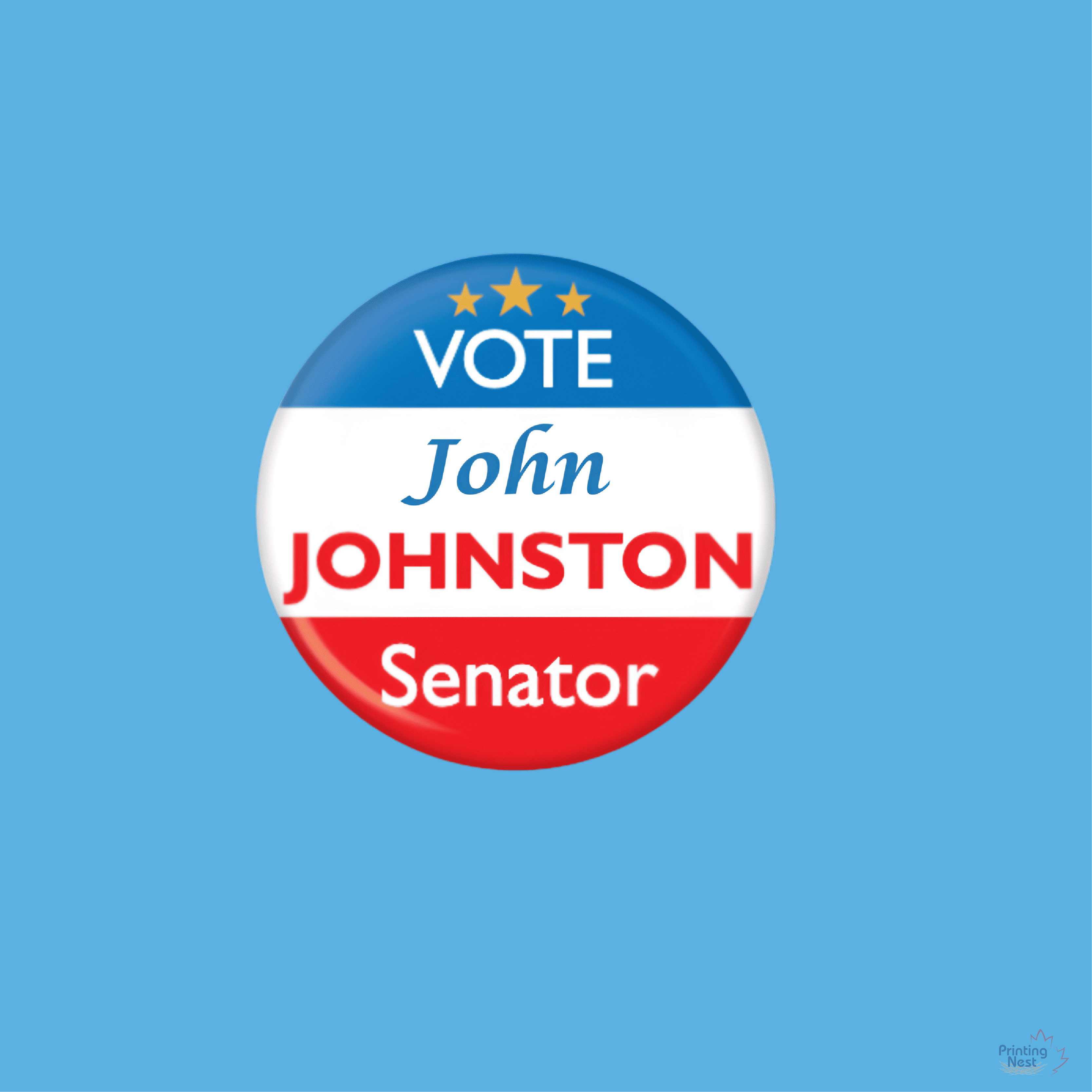 Custom Printed Election Lapel Pins Printing Nest