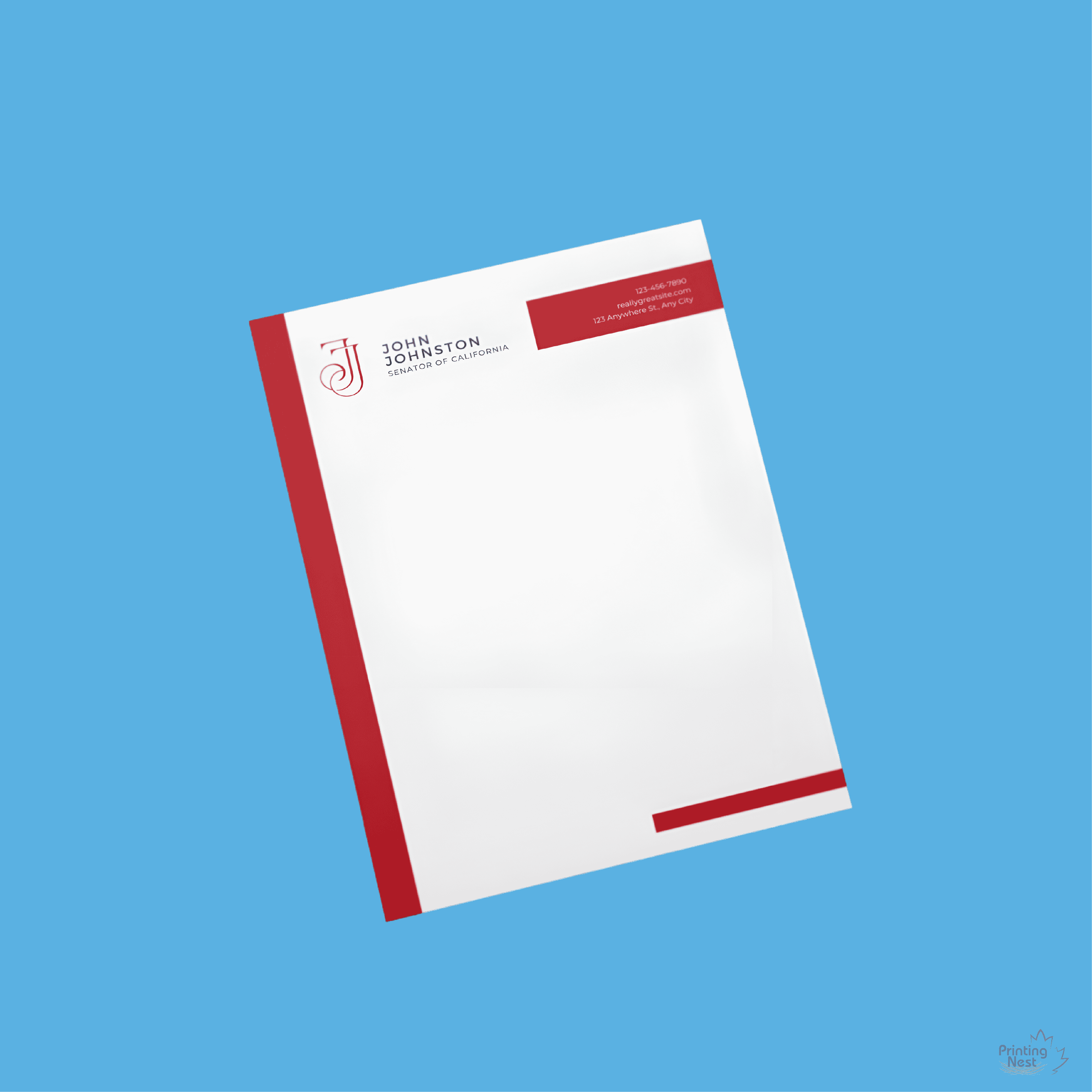 Custom Printed Election Letterheads Printing Nest