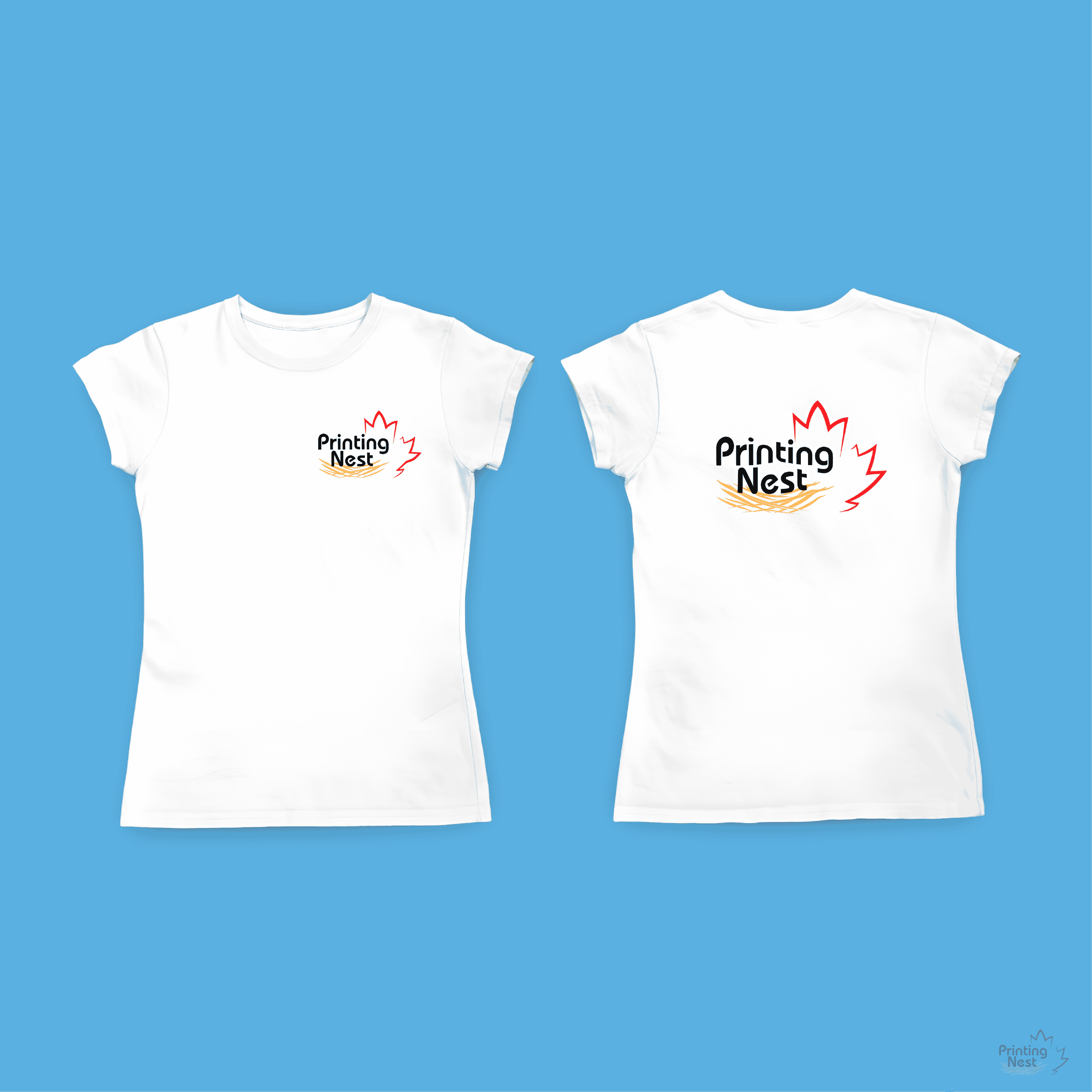 Custom Printed Fairgrounds and Markets Ladies T-Shirts Orange County Printing Nest