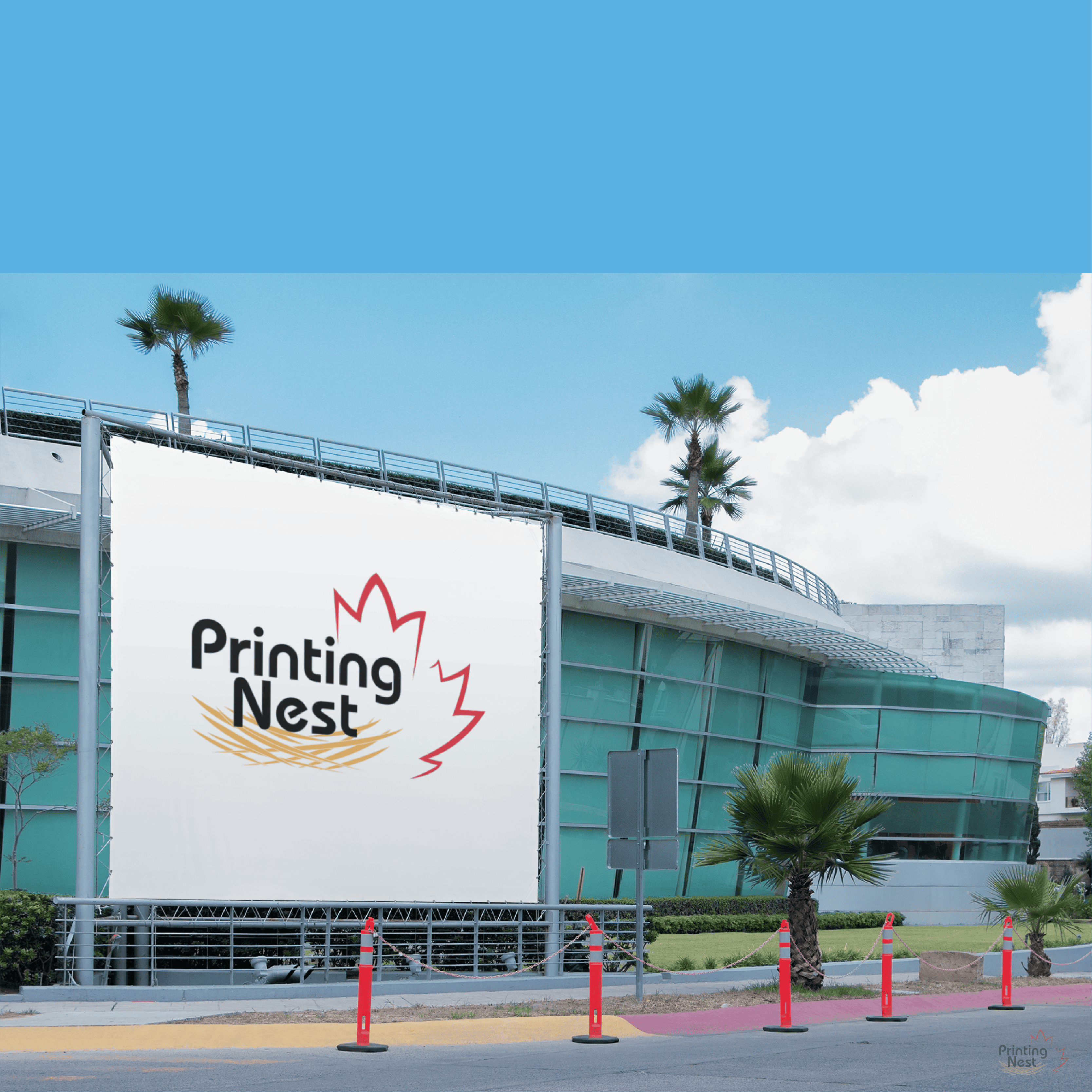 Custom Printed Fairgrounds and Markets Outdoor Banner Orange County Printing Nest