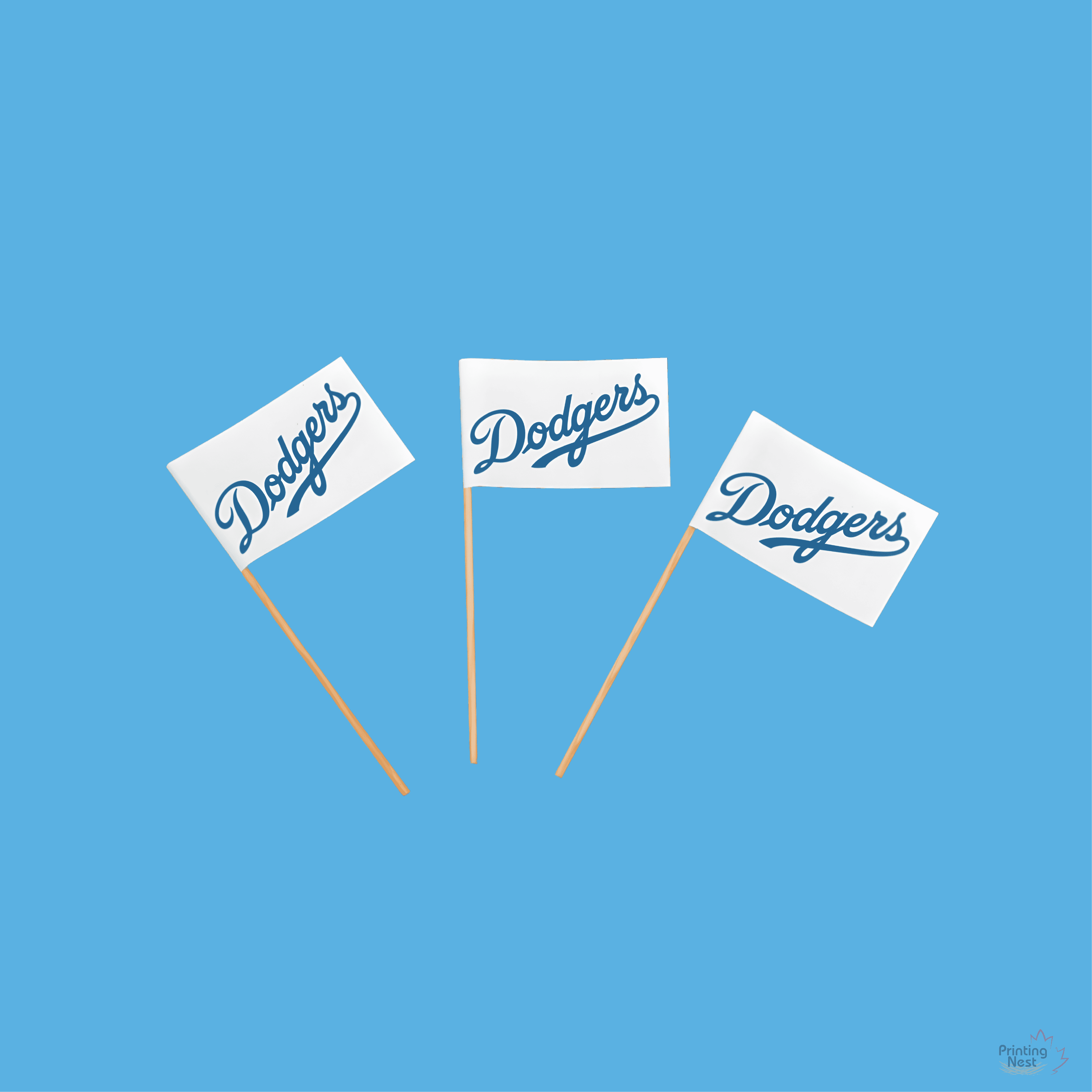 Custom Printed Sporting Event Flags Printing Nest