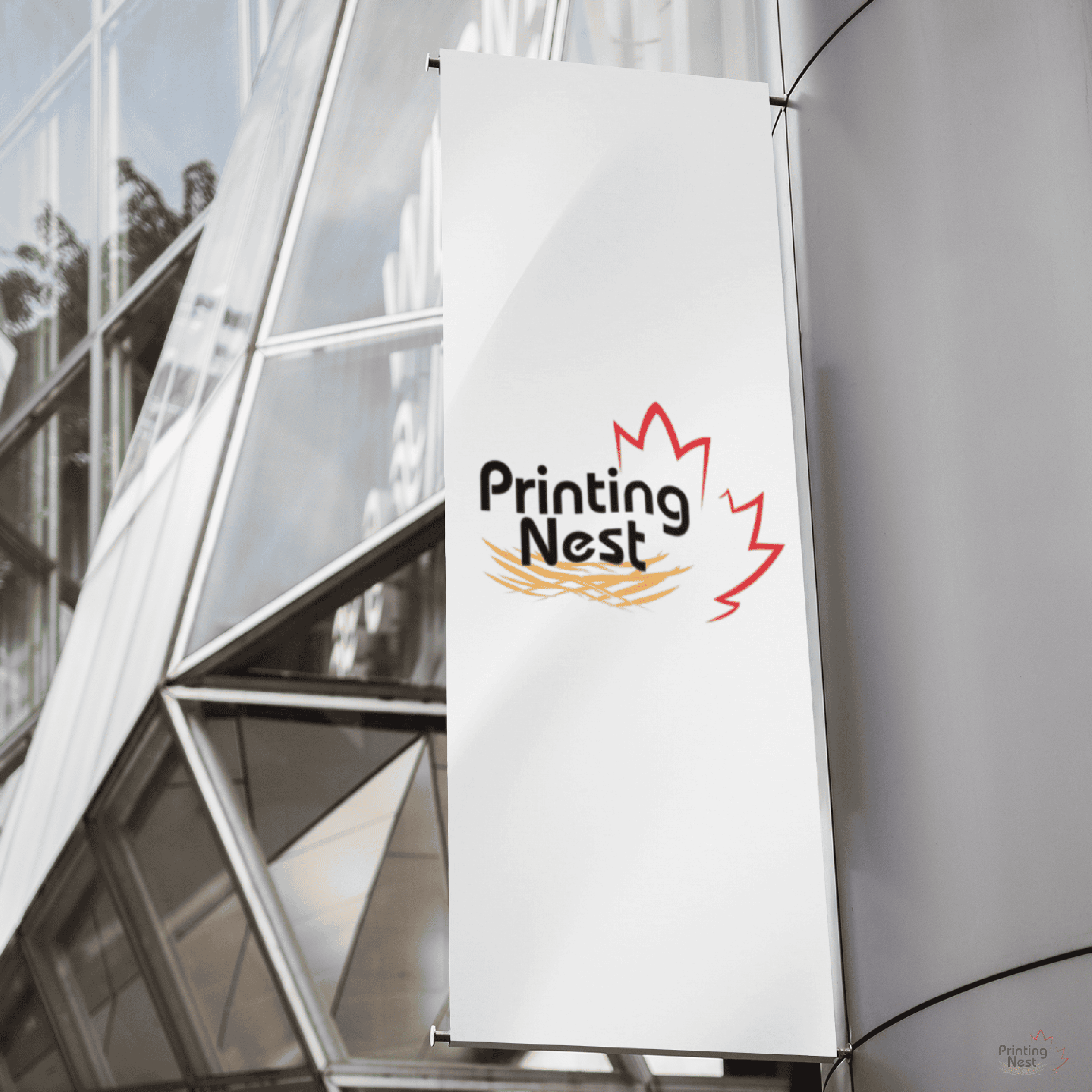 Custom Printed Trade Show and Convention Flag Banner For Lease Orange County Printing Nest