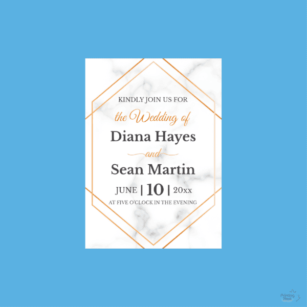 Custom Printed Wedding Invitation Postcards Front Printing Nest